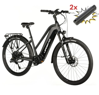 Leader Fox Barnet 20 Ah 28" dámské černé 2025 L + baterie ZDARMA